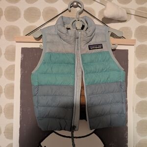 Patagonia Blue and Gray Insulated Vest